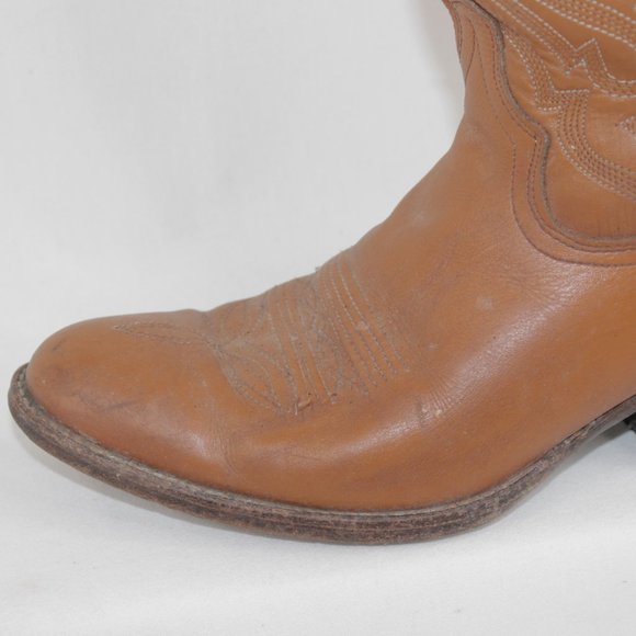 Vintage Dan Post Stitched Design Cowboy Western Boots Men\'s Size 8D 8 D main image 9
